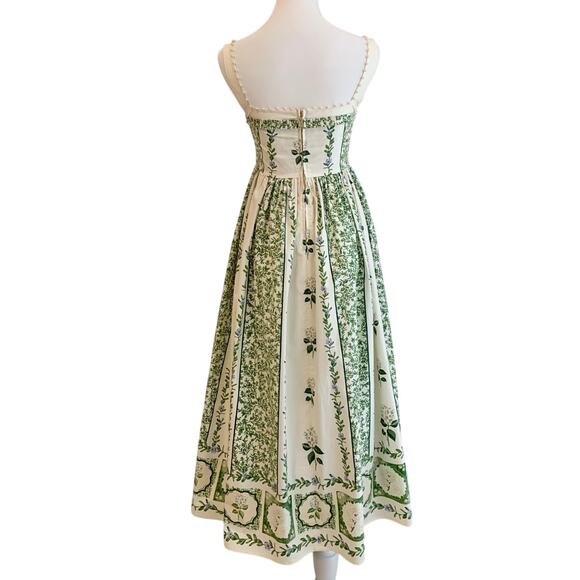 Agua by Agua Bendita Barbara floral cotton midi dress - Picture 9 of 10